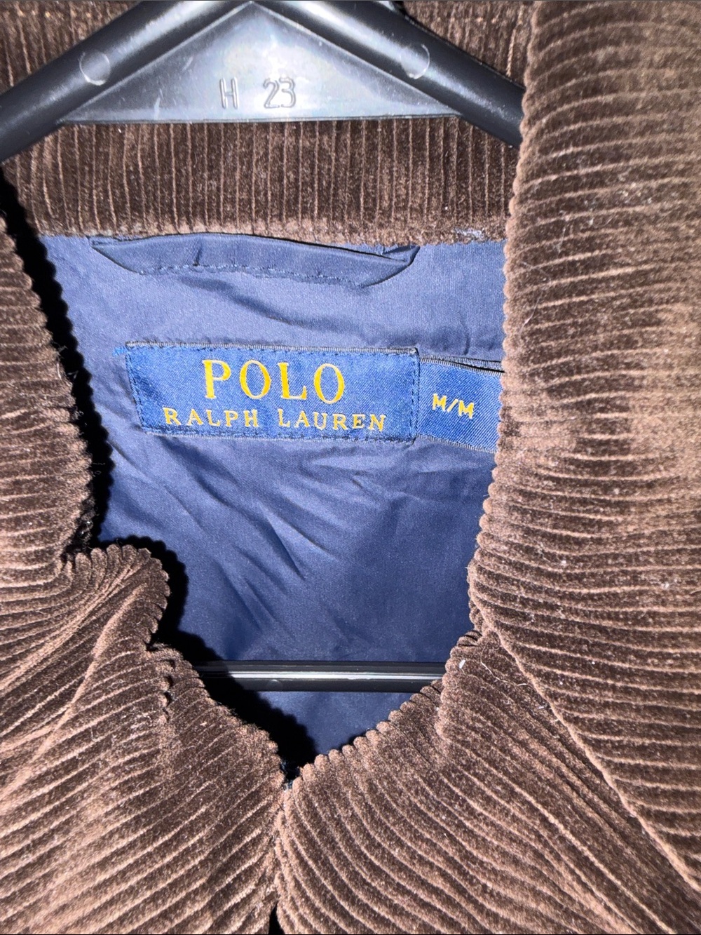 Polo by Ralph Lauren Navy Quilted Jacket with Brown Suede Accents - Picture 8 of 12